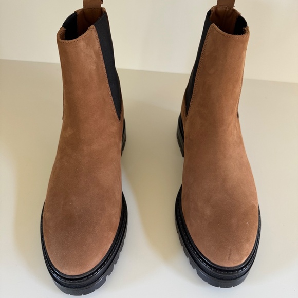 Jenni Kayne Brooklin Lug Boots - 40 - Walnut - Picture 2 of 6